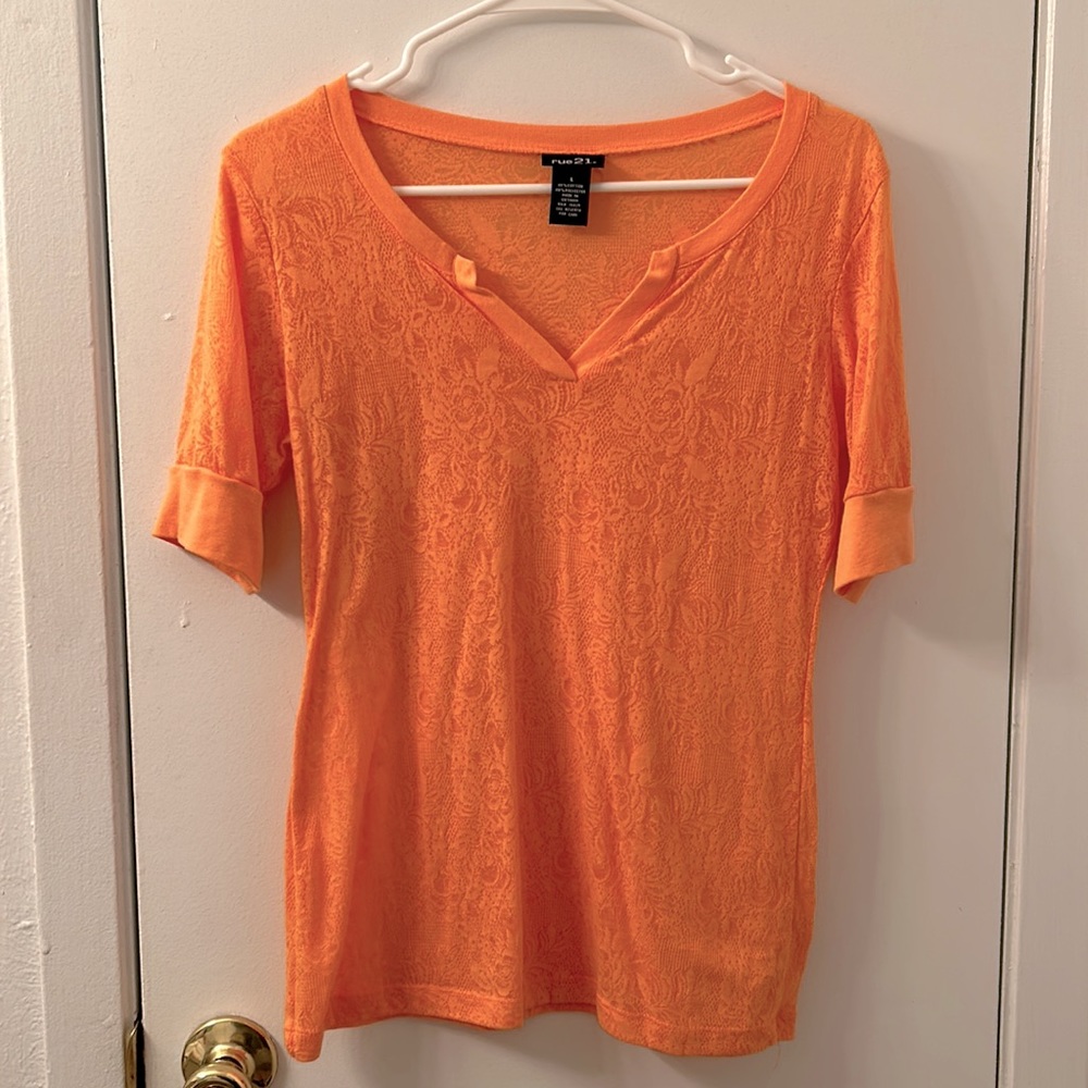 Orange Rue 21 Top